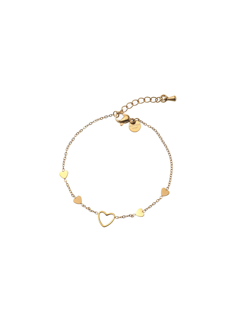 Go Dutch Label D&E | Fine hearts necklace