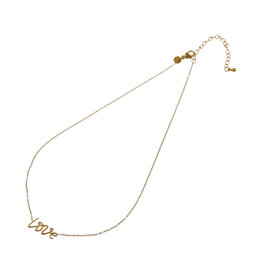 Go Dutch Label D&E | Written love necklace