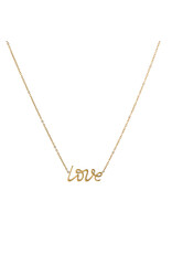 Go Dutch Label D&E | Written love necklace