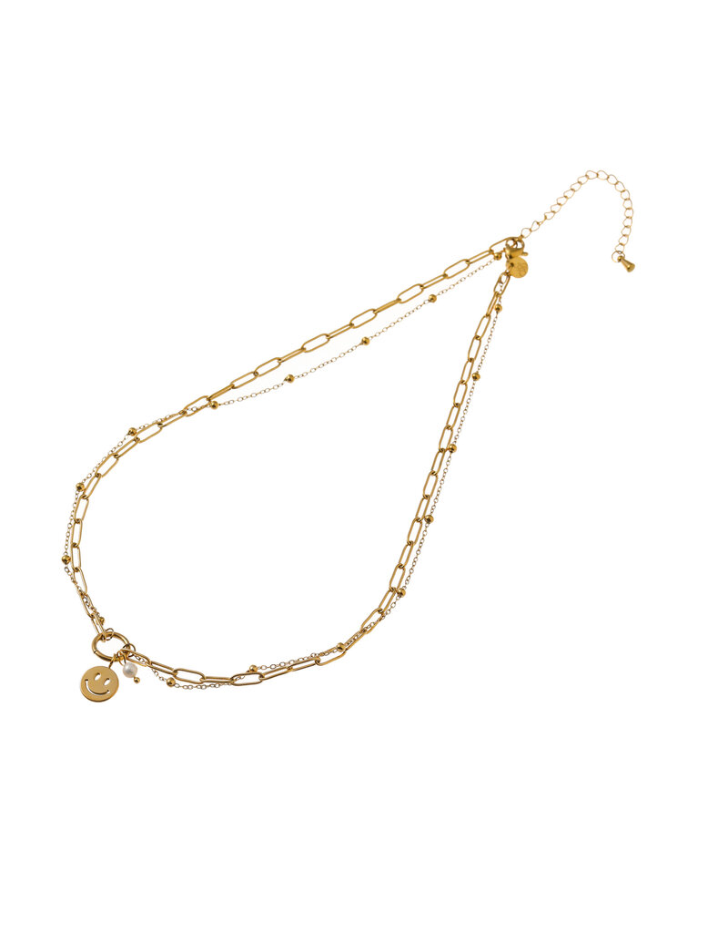 Go Dutch Label D&E | Smily ring necklace