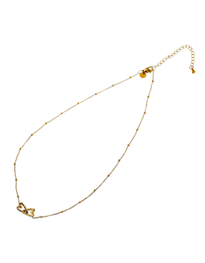 Go Dutch Label D&E | Long hearts necklace