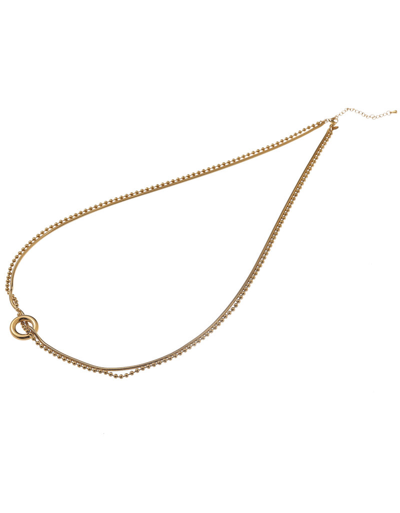 Go Dutch Label D&E | Long round pendant necklace