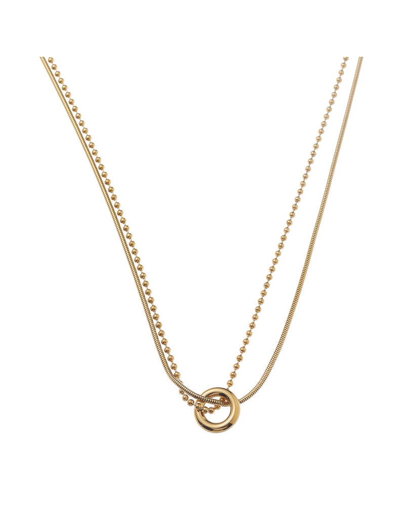 Go Dutch Label D&E | Long round pendant necklace