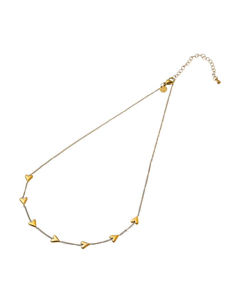 Go Dutch Label D&E | Lot of hearts necklace