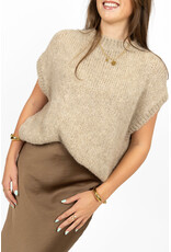 21Jewelz Knitted spencer - beige