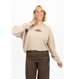21Jewelz "Oui Amour" sweater - taupe