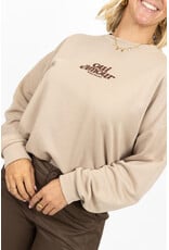 21Jewelz "Oui Amour" sweater - taupe