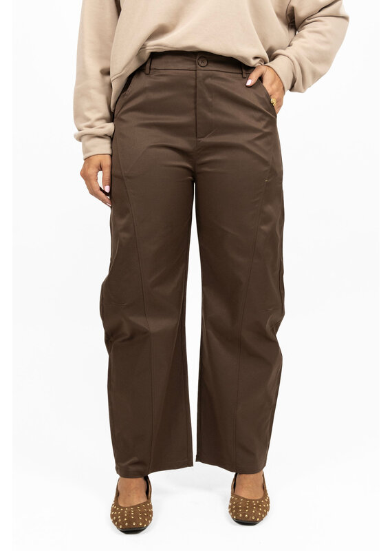 21Jewelz Ballon pantalon met elastiek - donkerbruin