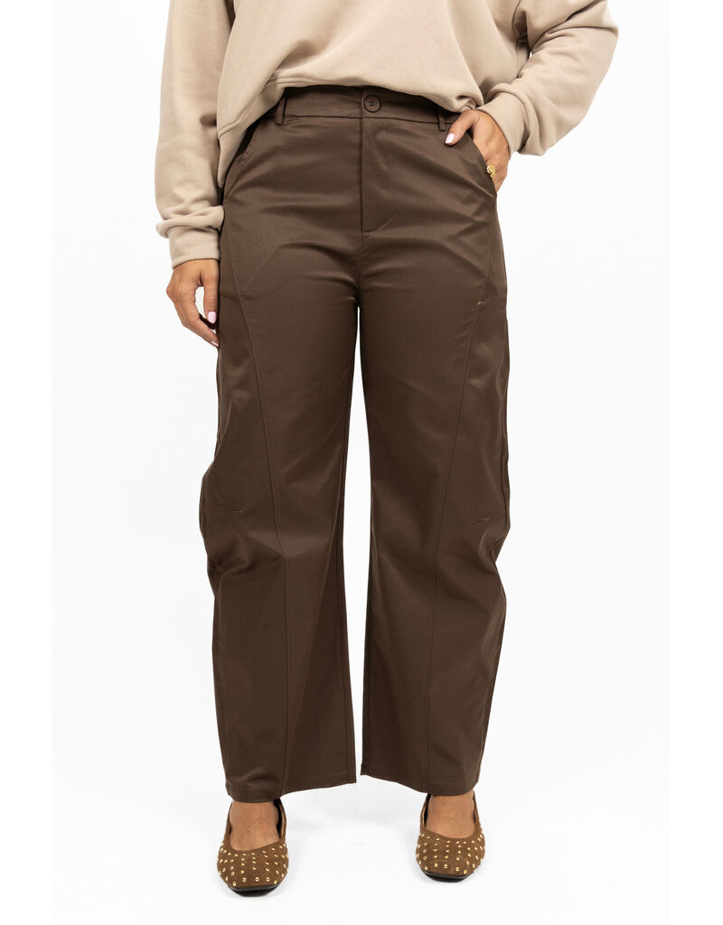 21Jewelz Ballon pantalon met elastiek - donkerbruin