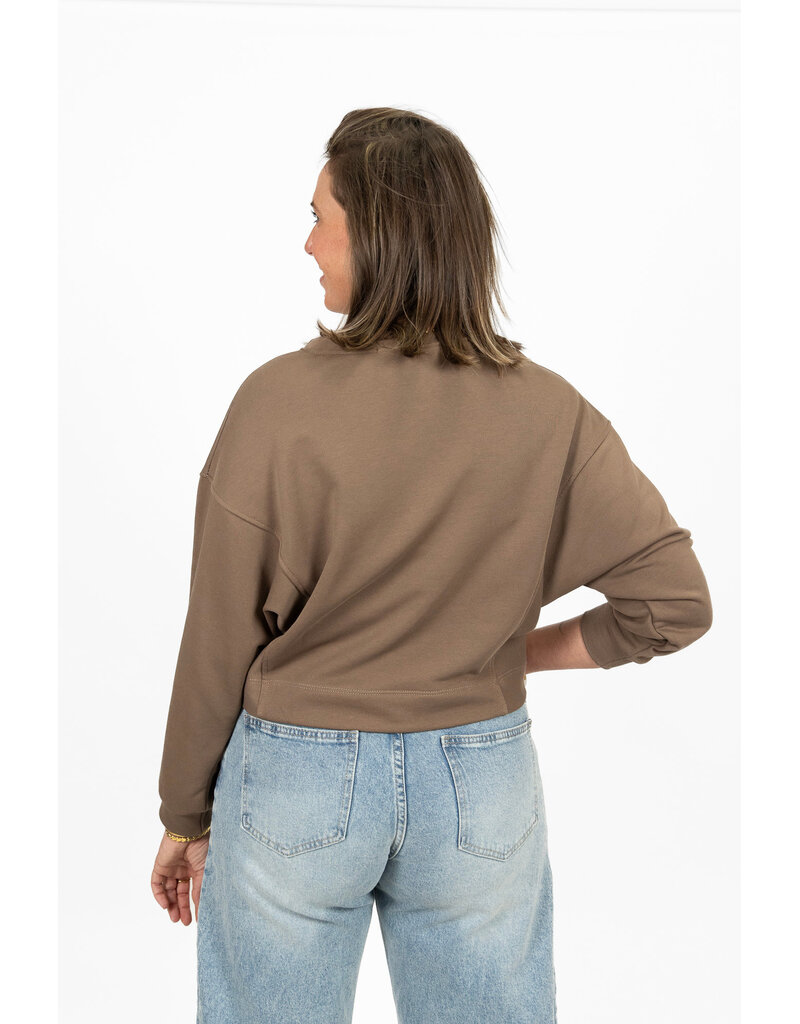 21Jewelz Basic sweater - taupe