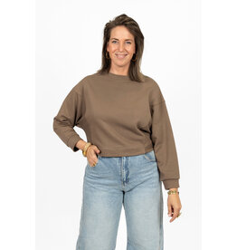 21Jewelz Basic sweater - taupe