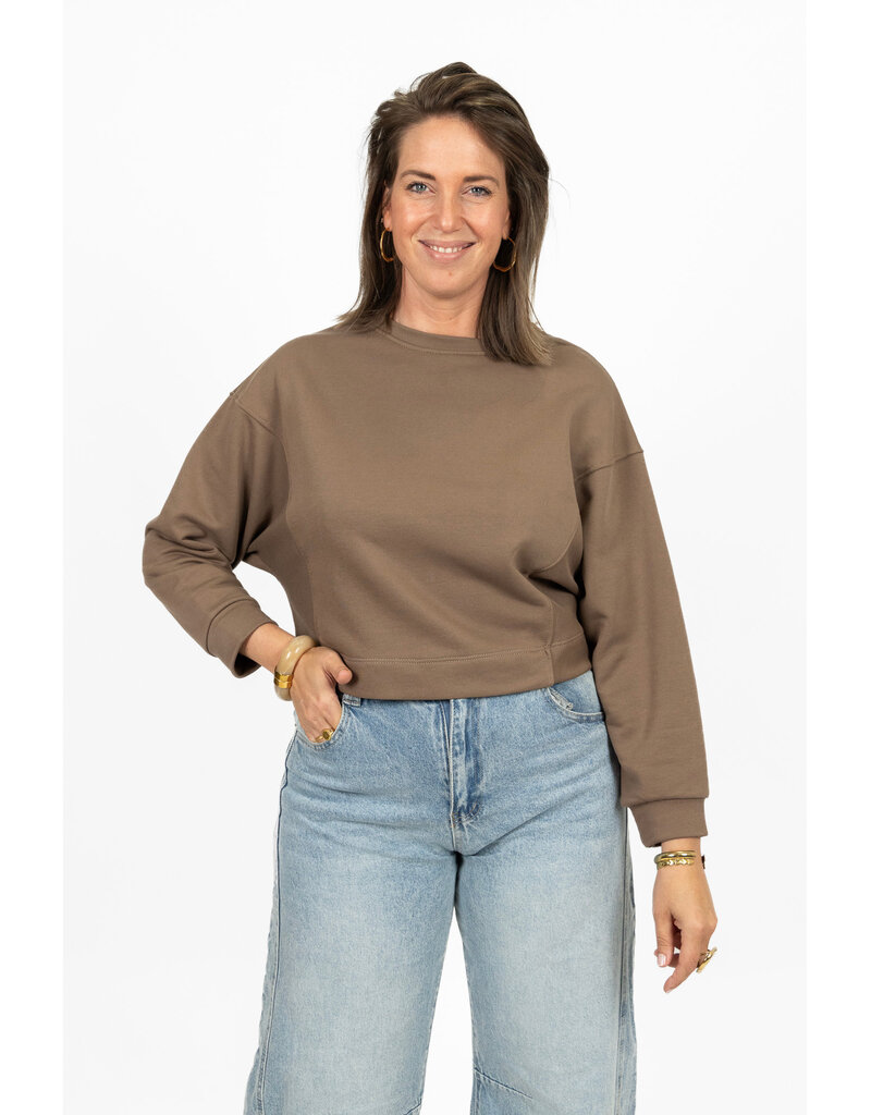 21Jewelz Basic sweater - taupe
