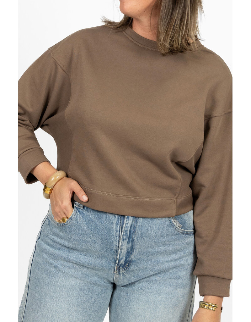 21Jewelz Basic sweater - taupe
