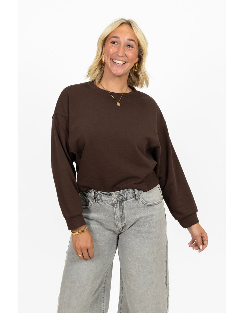 21Jewelz Basic sweater - bruin