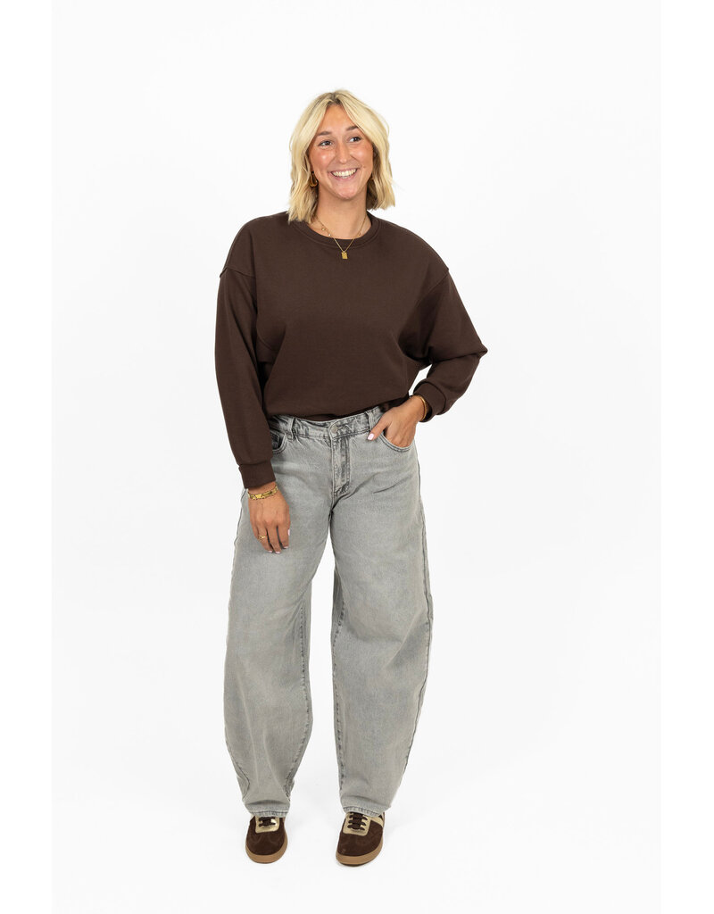 21Jewelz Basic sweater - bruin