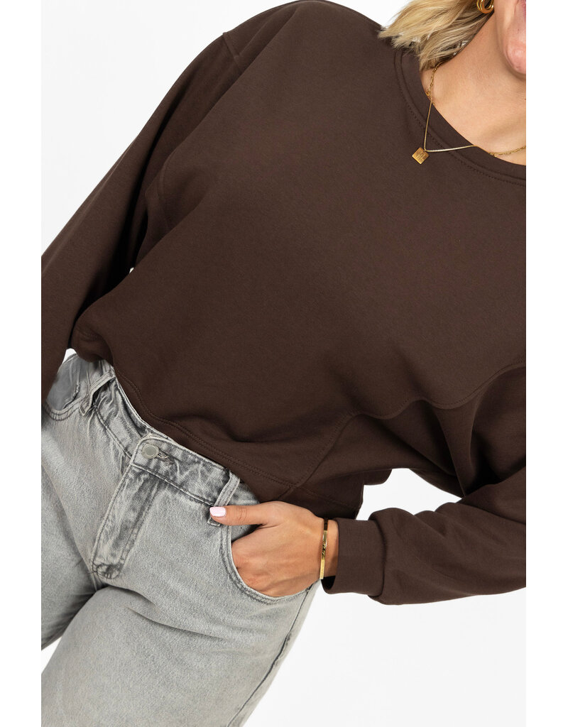 21Jewelz Basic sweater - bruin