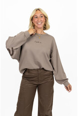 21Jewelz C'est la vie sweater - taupe