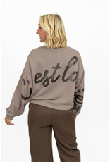 21Jewelz C'est la vie sweater - taupe