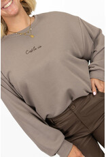 21Jewelz C'est la vie sweater - taupe
