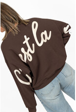 21Jewelz C'est la vie sweater - bruin