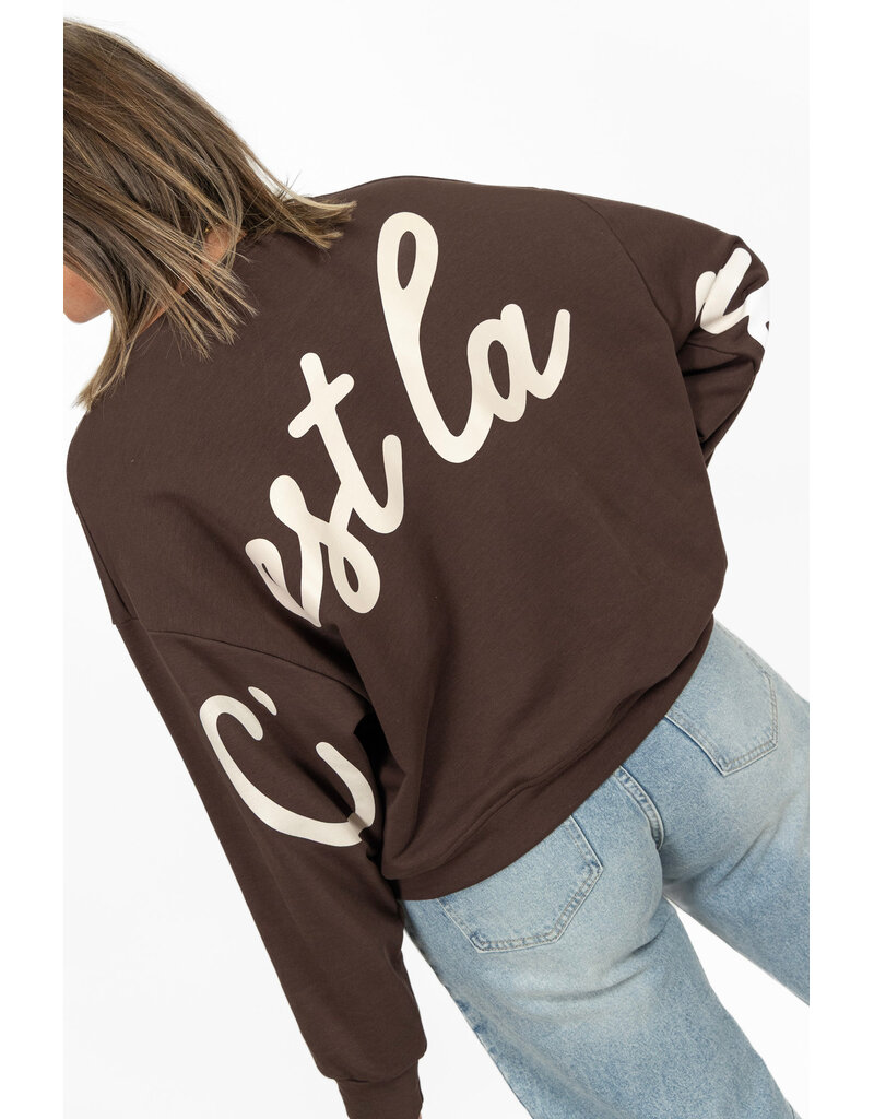 21Jewelz C'est la vie sweater - bruin