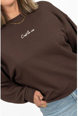 21Jewelz C'est la vie sweater - bruin