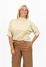 21Jewelz Sweatshirt met hoge hals - lichtbeige