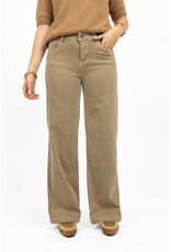 21Jewelz Stretch wide leg jeans - washed beige