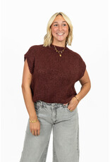 21Jewelz Knitted spencer - bordeaux