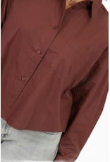 21Jewelz Oversized blouse met zakje - bordeaux