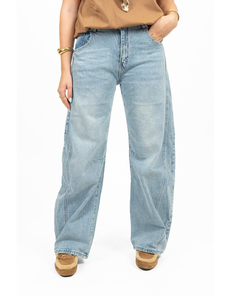 21Jewelz Balloon jeans - washed blauw