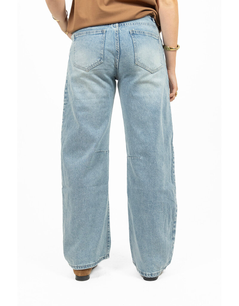 21Jewelz Balloon jeans - washed blauw