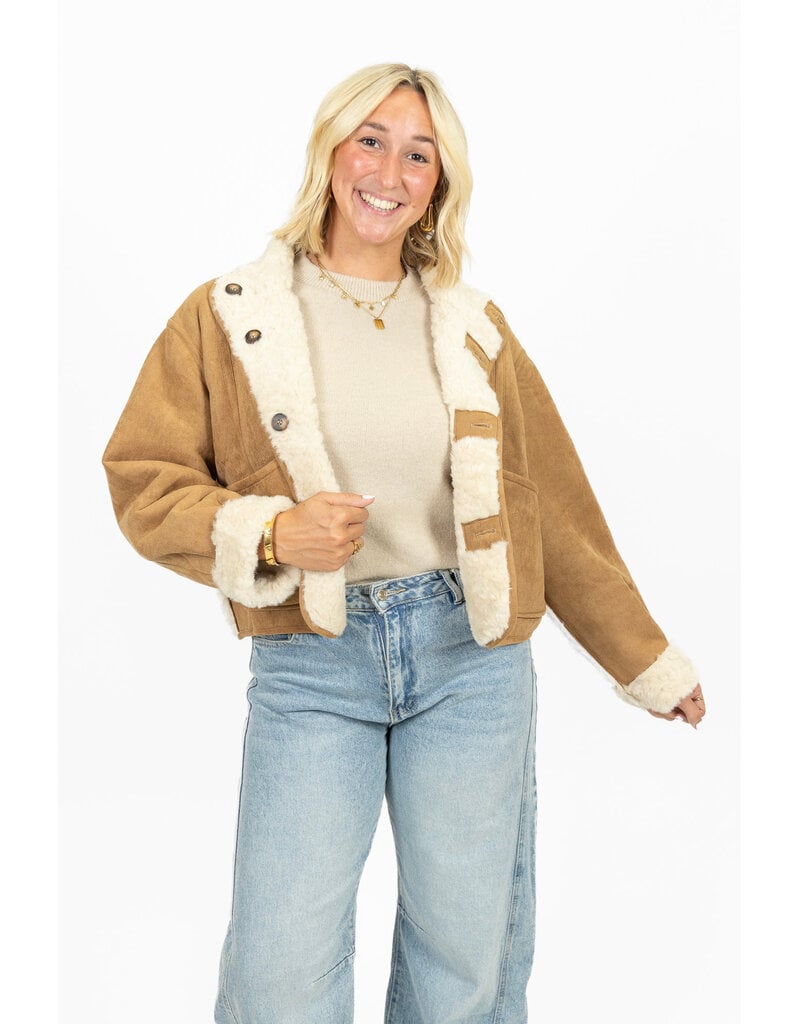 21Jewelz Zacht truitje met korte mouw - lichtbeige