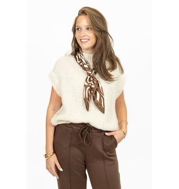 21Jewelz Knitted spencer - ecru