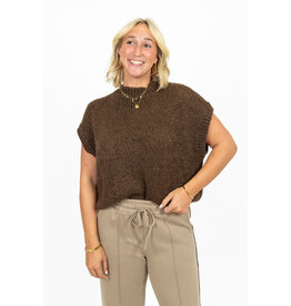 21Jewelz Knitted spencer - bruin