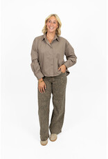21Jewelz Dad fit jeans - panterprint
