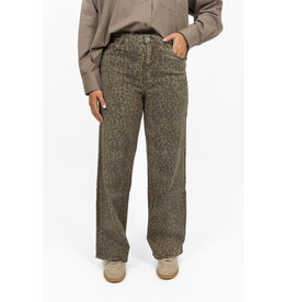 21Jewelz Dad fit jeans - panterprint