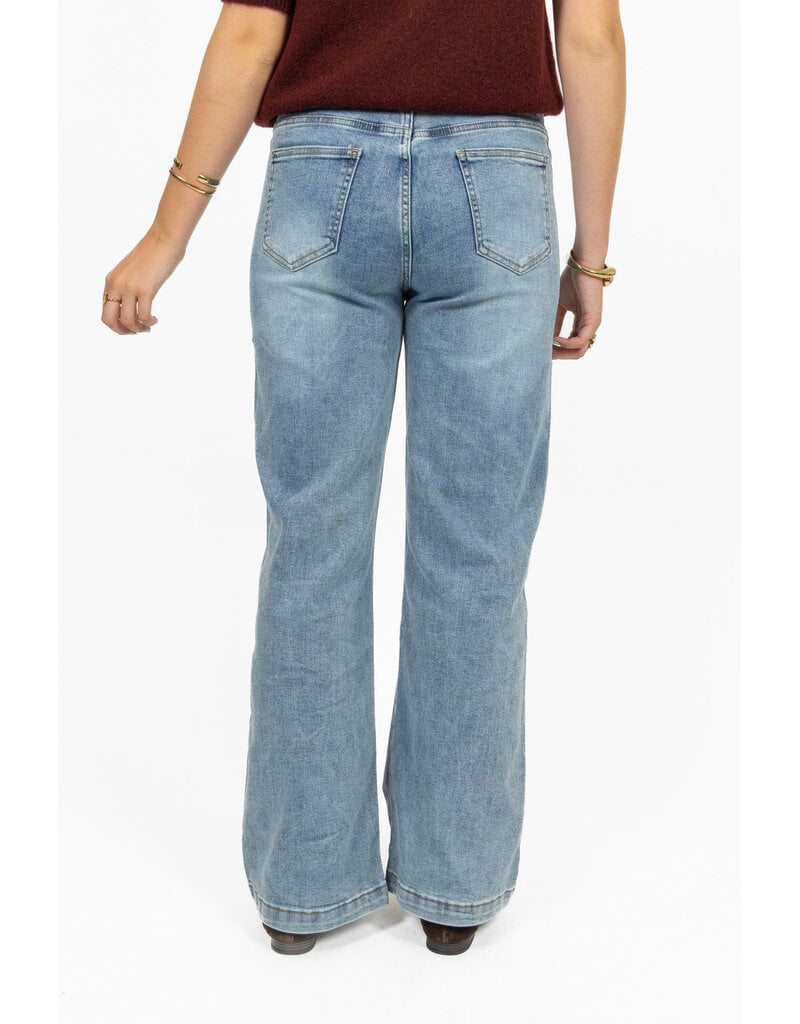 21Jewelz Stretch wide leg jeans - blauw