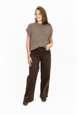 21Jewelz Knitted spencer - taupe