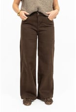 21Jewelz Stretch wide leg jeans - donkerbruin