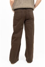 21Jewelz Stretch wide leg jeans - donkerbruin