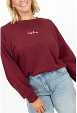 21Jewelz C'est la vie sweater - bordeaux
