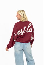 21Jewelz C'est la vie sweater - bordeaux