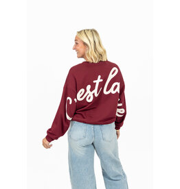 21Jewelz C'est la vie sweater - bordeaux