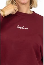 21Jewelz C'est la vie sweater - bordeaux
