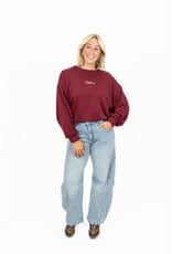 21Jewelz C'est la vie sweater - bordeaux