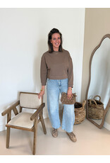21Jewelz Basic sweater - taupe
