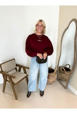 21Jewelz C'est la vie sweater - bordeaux