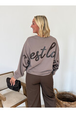 21Jewelz C'est la vie sweater - taupe