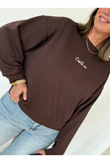 21Jewelz C'est la vie sweater - bruin